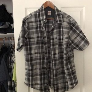 SALE 🤑 MOSSIMO Short sleeve button down gray